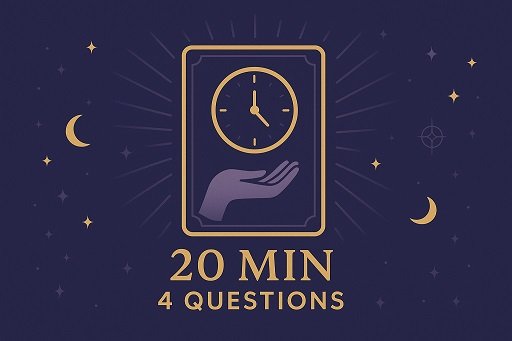20 min Tarot (4 Questions)